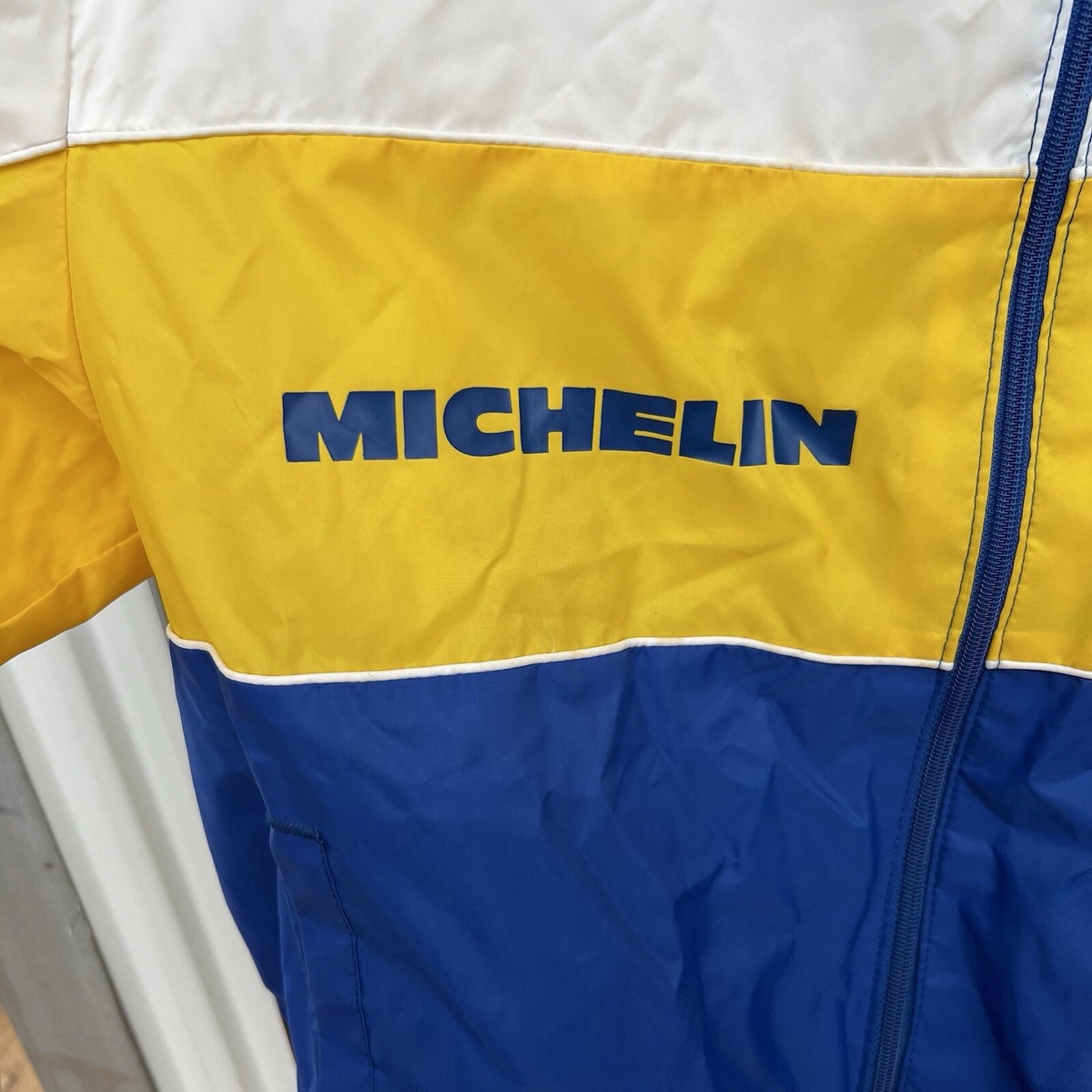 Swingster Vintage Michelin Racing Jacket Harley Biker Large Made