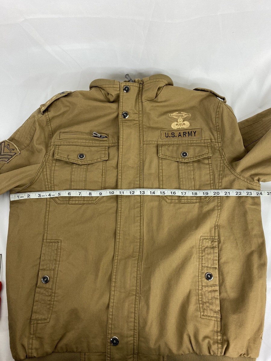H. T. Niao Mens Brown Jacket Size 4XL But Fits Like A L- XL