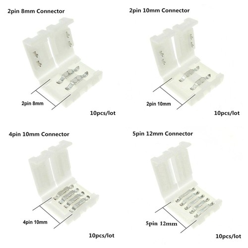 Lights Connectors LED Strip Accessories RGB LED Tape Connector Extension Wire - Picture 2 of 16
