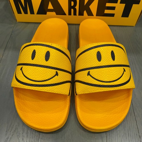 Chinatown Market Yellow Smile Slides 