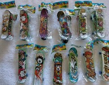 18 Mini skateboard fingerboard cake topper party favor 18 piece lot random assor