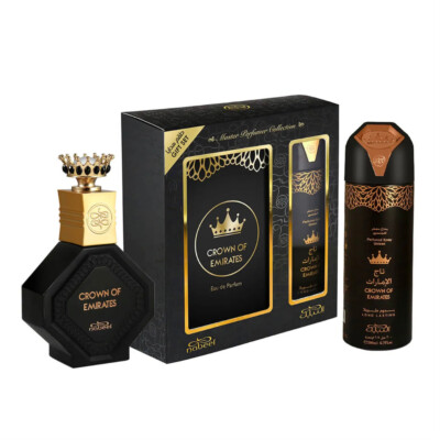 NABEEL PARFUMS CROWN OF EMIRATES GESCHENKSET 100ML EAU DE PARFUM + 200ML BODY S...