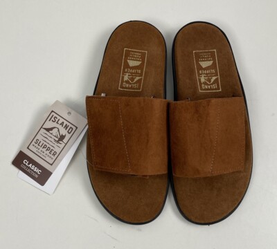 Island Pro Slipper Handmade in Hawaii Leather Bull Hide Slide