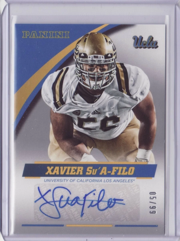 2015 Panini Collegiate UCLA Autograph Silver #XSF Xavier Su'A-Filo /99 Auto - Image 2 of 4
