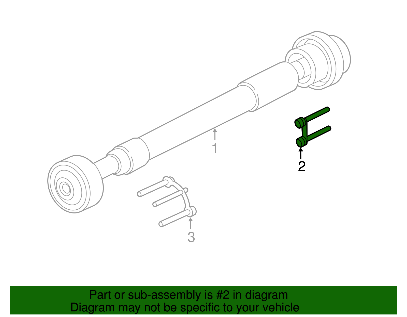 Genuine Ford Drive Shaft Mount Bolt 7L1Z4B496D eBay