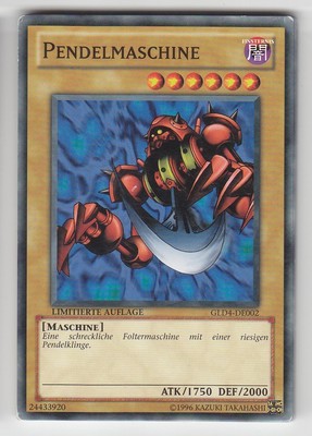 YU-GI-OH Pendelmaschine Common GLD4-DE002 deutsch
