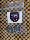2026 P & D Dime  (2 Coins) Brilliant Uncirculated Emerging Liberty from Mint Bag