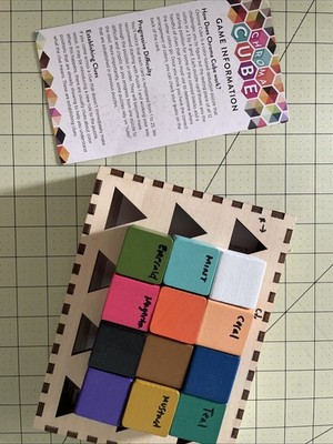 Chroma Code Wooden Block Logic Game