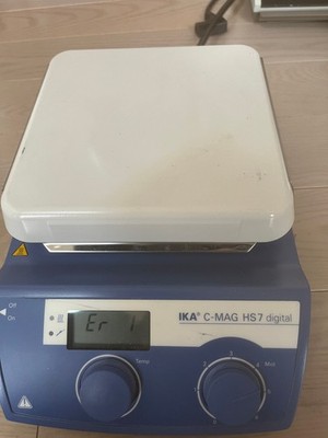 IKA C-MAG HS 7 stirrer mixer magnetic plate pilot prep ceramic 7x7 Er 1