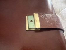 Leather Agenda Holder Vintage NOS Appointments And Notes Box