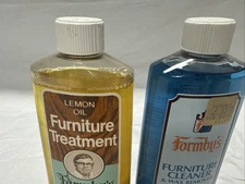 USED Lemon Oil Furniture Cleaner Wax Remover  Treatment