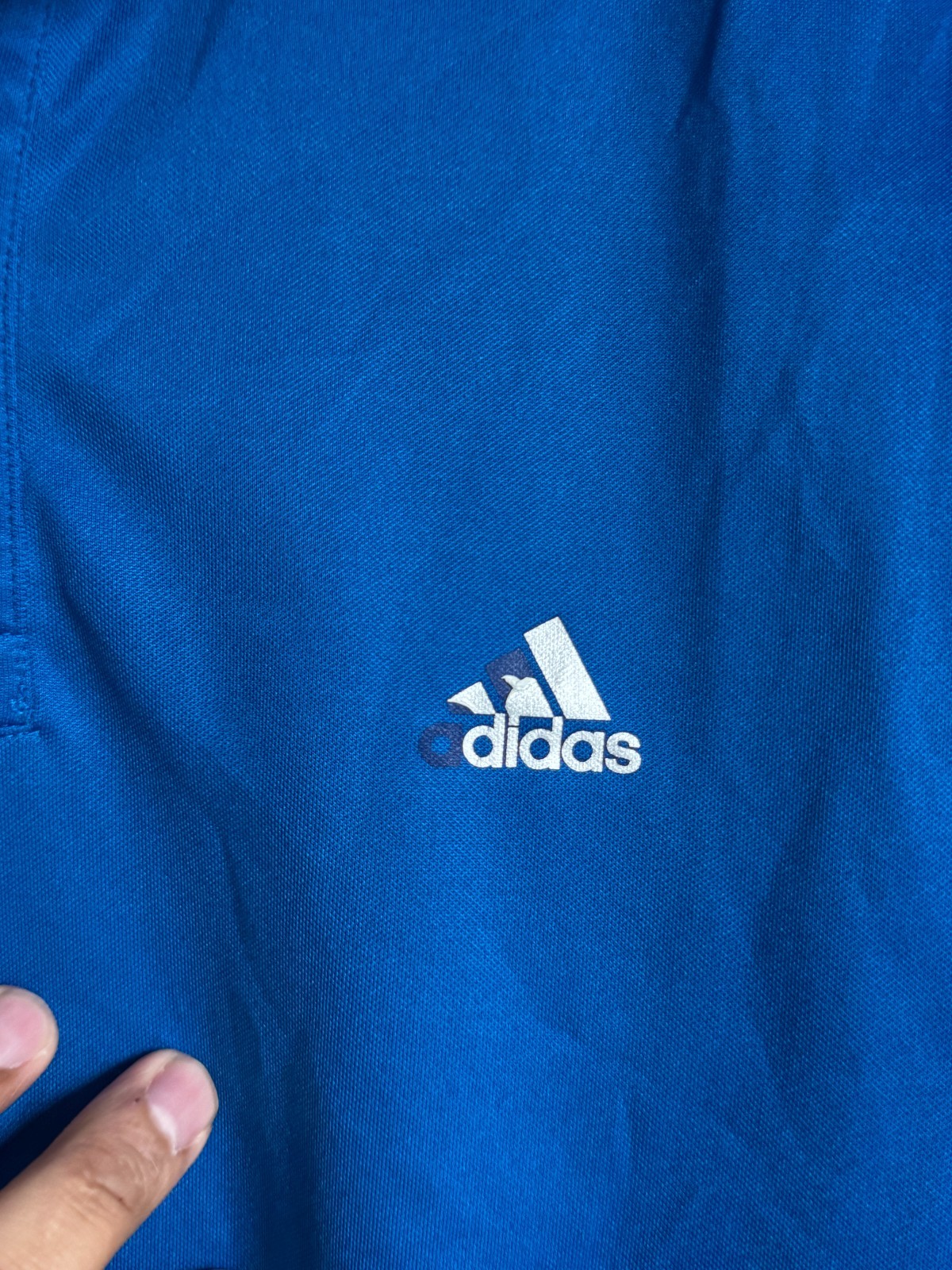 Adidas Climalite Men’s Performance Polo Shirt - Electric Blue image 3