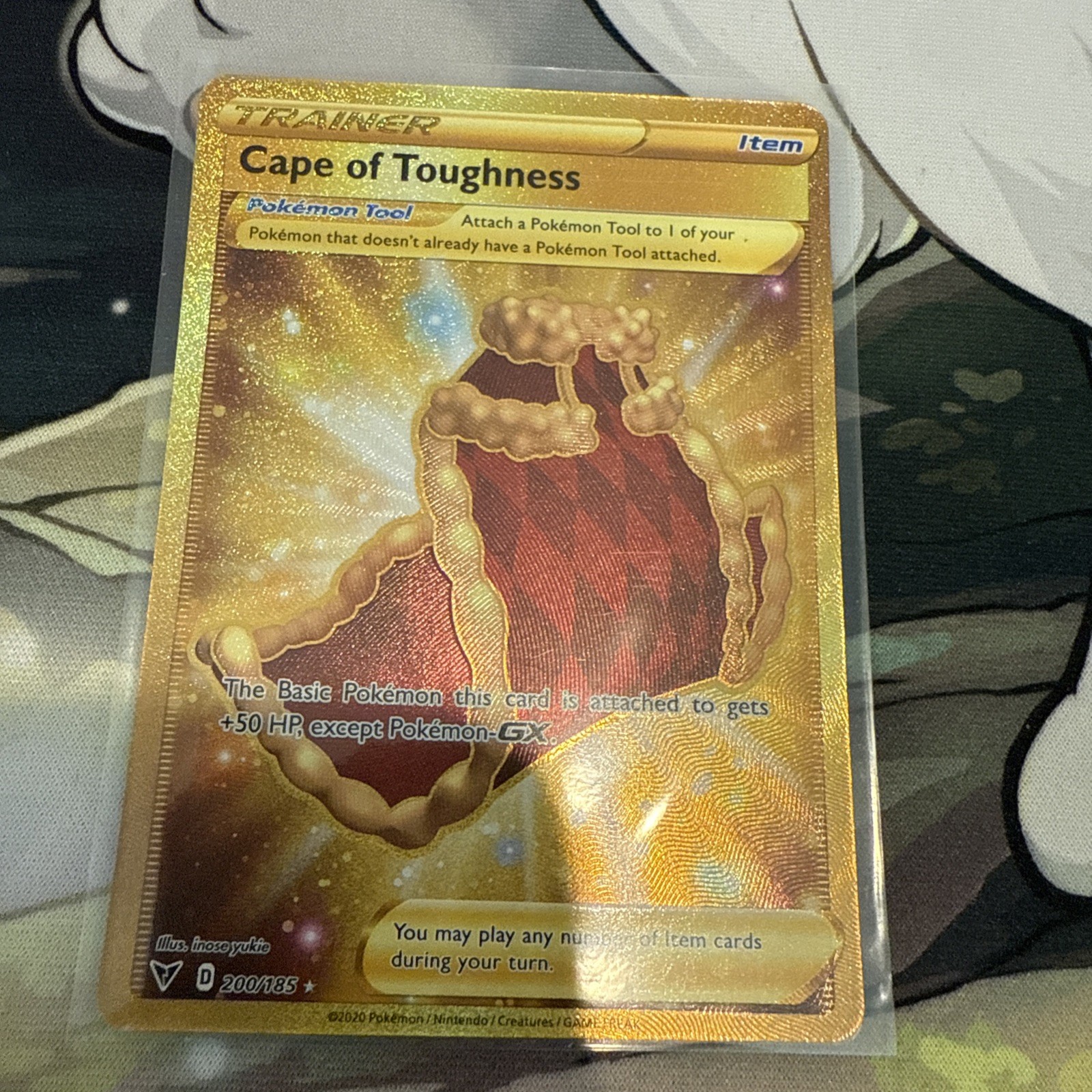 Cape of Toughness (Secret) 200/185 Swsh04: Vivid Voltage Holo NM