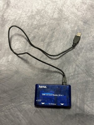 Hama USB 2.0 35 in 1 Multi Kartenleser Speicherkarten Adapter PC Laptop extern