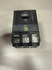 Square D Schneider Electric QOB350VH Circuit Breaker 50 Amp 3 Pole 120/240 New