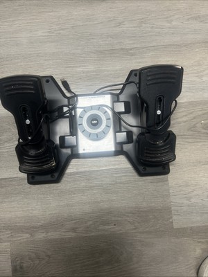 Flight Simulator Setup Pc Rudder, Pedals, Throttle Quadrant, Yoke, Switch Panel