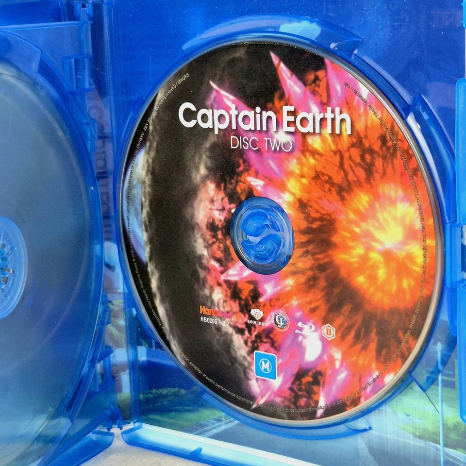 CAPTAIN EARTH Parte Uno Eps 1-13 Blu-Ray 2 Discos Región B Anime Hanabee Bones Foto 4 de 4