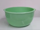 Vintage McKee Jadeite Uranium Glass Mixing Bowl – Glows Under UV – 1930s – 9"x5"