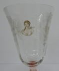 CIRCA 1920's-1930's MORGANTOWN GLASS QUEEN LOUISE 7 1/2" WATER GOBLET-#4 — photo 2