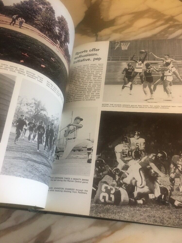 Vintage Northerner 1969 High School Yearbook With Signatures