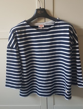 Armor Lux damen shirt  im marine stil Gr 1 aus dicker baumwolle neuwertig