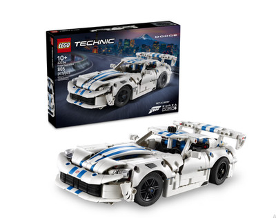 LEGO Technic Dodge Viper GTS-R Sports Car Toy - Building Toy for Boys & Girls, A