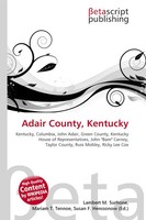 Adair County, Kentucky Lambert M. Surhone (U. A.) Taschenbuch Englisch 2026