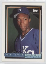 1991-92 Topps Major League Debut 1991 Box Set Archie Corbin #39 g4j