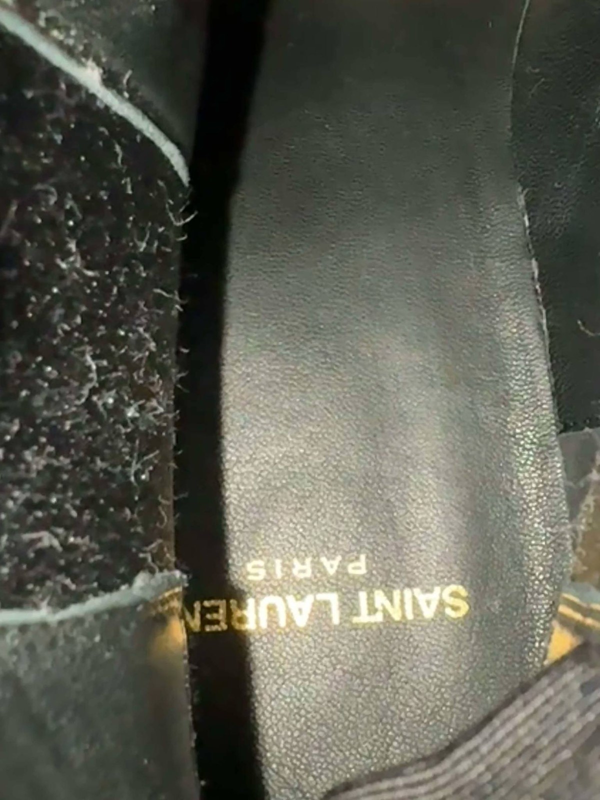 Stivali Saint Laurent Wyatt Chelsea scamosciati 40 140159676