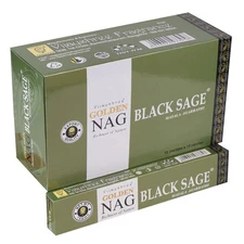 Vijayshree Golden Nag Black Sage Agarbatti Masala Fragrance Incense Sticks 180g