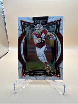 2024 Panini Select - Concourse George Kittle #58 White Prizm /35