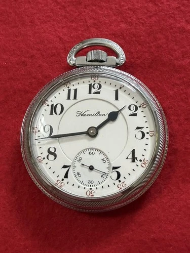 Antique 1907:Hamilton 18s & 21j "940" Railroad Pocket Watch-Runs Great
