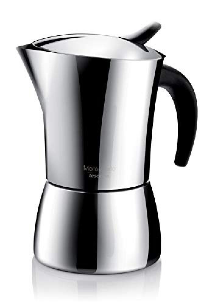 Tescoma Monte Carlo 647104: Moka Induzione Acciaio Inox 4 Tazze
