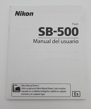 Nikon SB-500 Manual del usario Spanish Manual