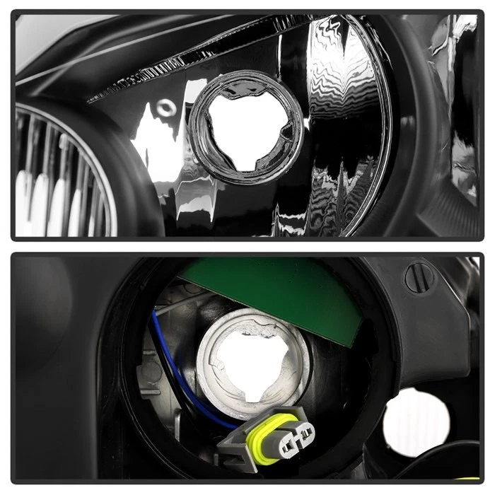 For Chevy Impala 06-13 Driver & Passenger Side Black LED Light Tube Headlights - Изображение 4 из 4