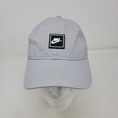 Nike Hat Cap Strap Back Child Gray Patch Logo Club Youth 4-7 Boys Girls Kids