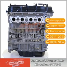 Engine Part Long--Block Engine Assembly For Hyundai Kia G4KJ 2.4L GAS 2011-2023
