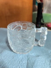 Vintage McDonalds Flintstones Drinking Glass Rocky Road Glass Mug Cup 1993