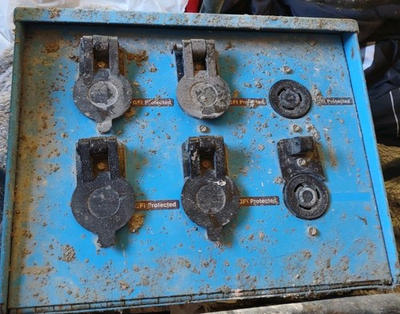 #ad CEP 6506 S Electrical Power Distribution Panel 50A GFI Spider Box $140.00