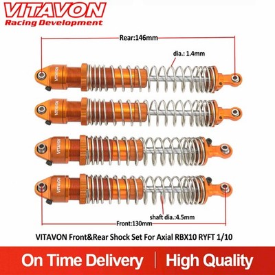 Vitavon Ryft Front&Rear Shock Set For Axial RBX10 Ryft 4WD Bouncer 1/10