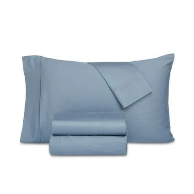 Everyday Home Trident 300 Thread Count 100% Cotton 4-Pc. Sheet Set, Queen - Blue