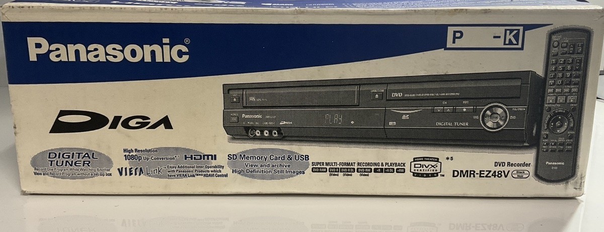 Panasonic DMR-EZ48V DVD/VCR Combo Recorder Player With Digital