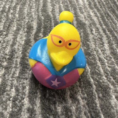 Rubber Duck Super Hero Girl Ponytail Decor Car Jeep Ducked Office Cruise Ducky