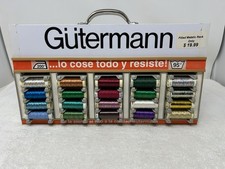 G termann thread lot of 40 spools W/ G termann Case     Germany