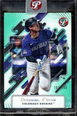 2025 Topps Pristine #131 Ezequiel Tovar Aqua Pristine Refractor #/199 Sealed