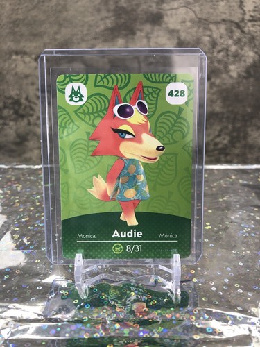 Audie #428 Animal Crossing Amiibo Karte Authentic Mint Condition Official ✨ - Bild 7 von 10