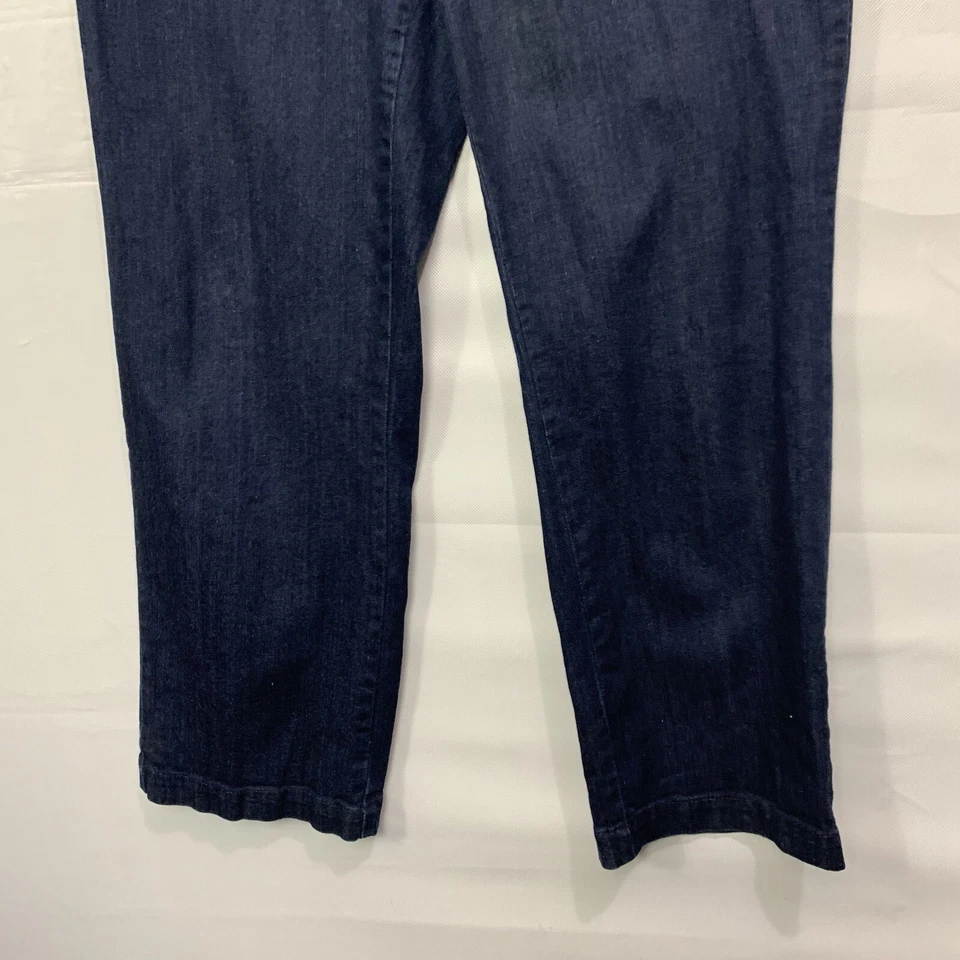 Denim & Co. Modern Waist Petite Polished Stretch Denim Trouser Jeans Petite 12P - Image 4 of 4
