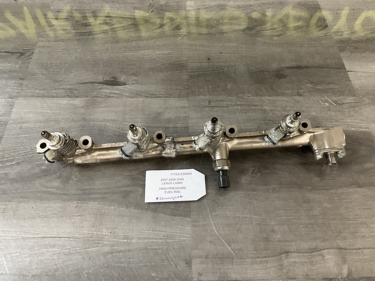 マリン 2007 08 2009 LEXUS LS460 HIGH PRESSURE FUEL RAIL *DAMAGED