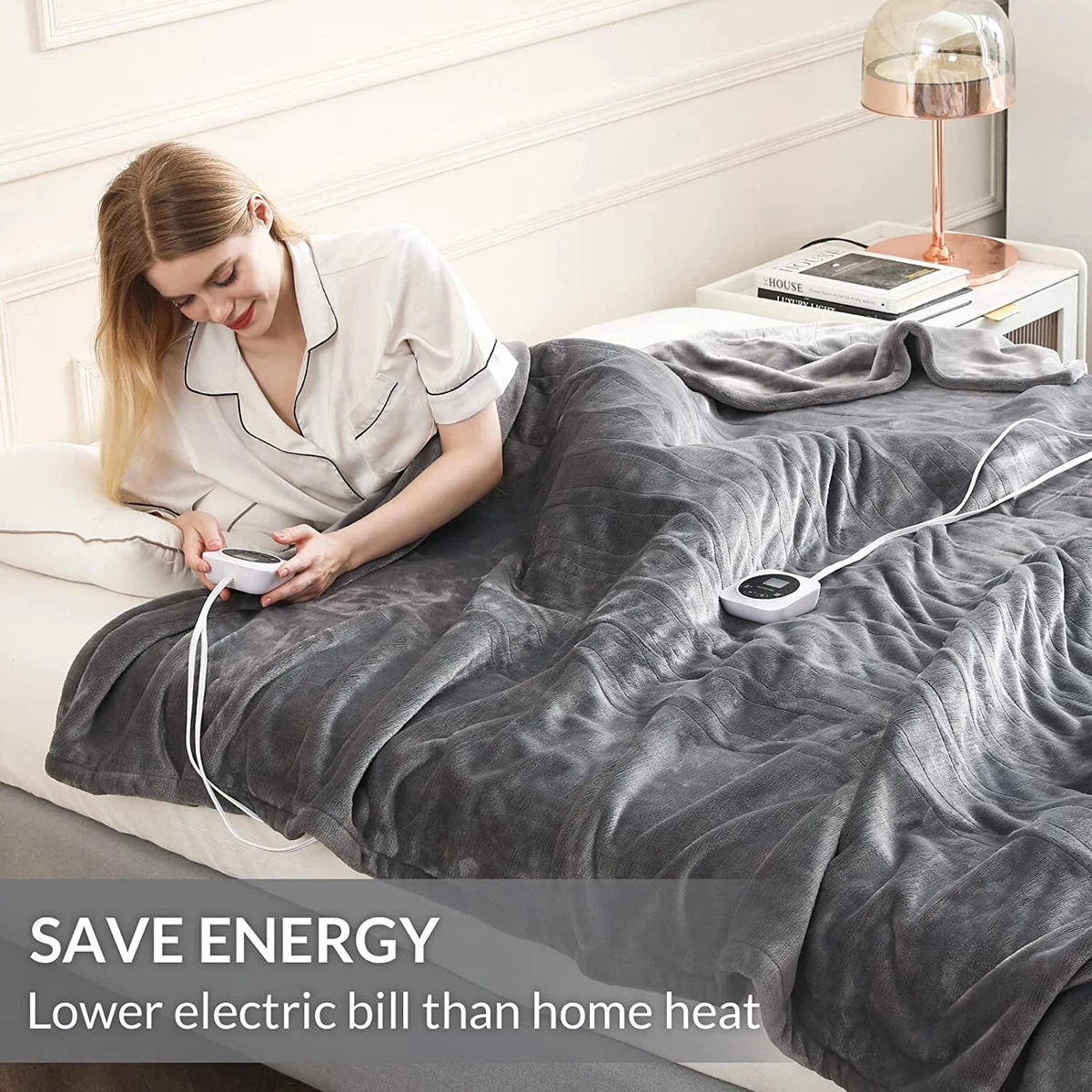 Electric Heated Blanket Queen Size Dual Control with ETL Certified | eBay