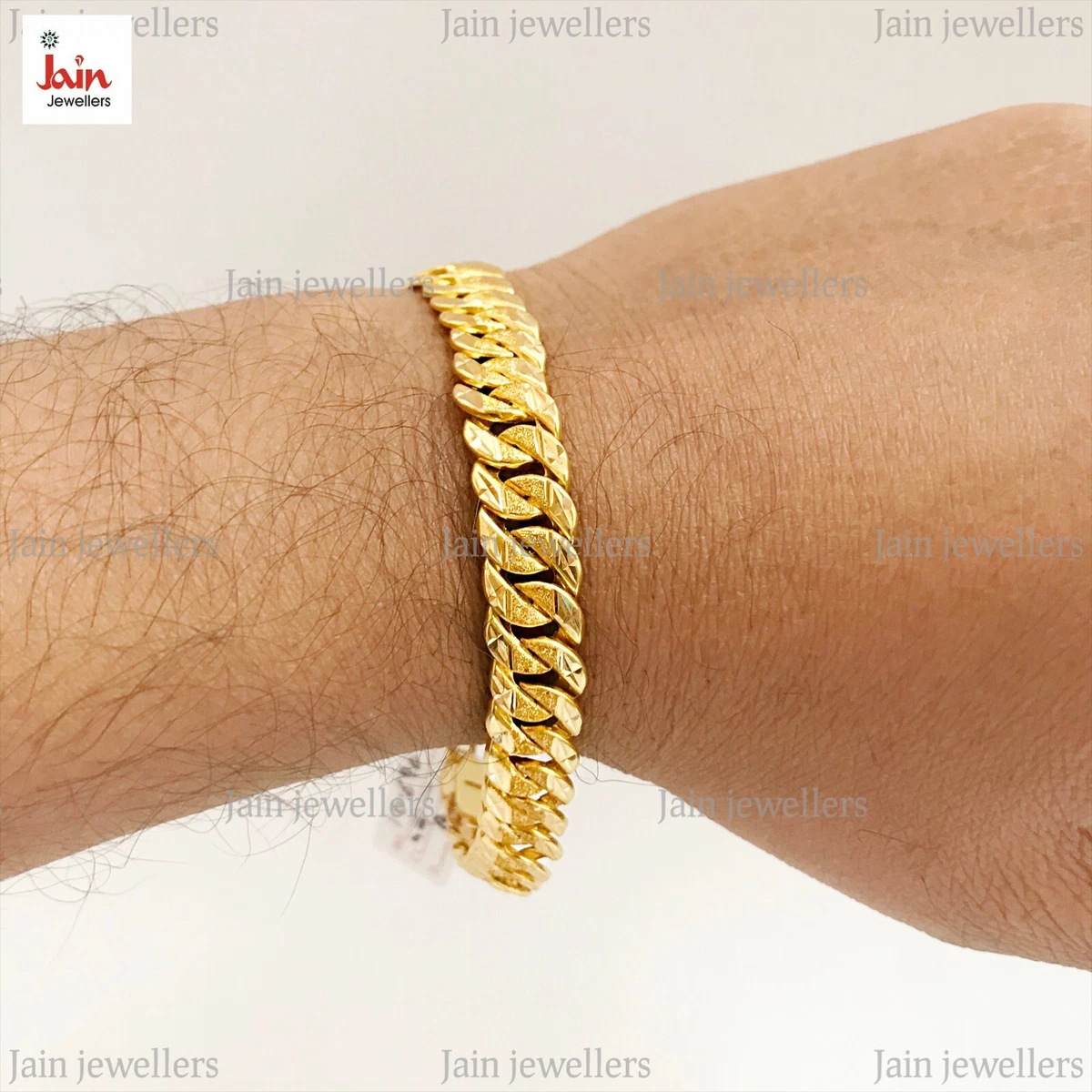 Gold bracelet for mens with deals grams